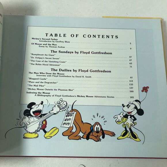 Walt Disney's Mickey Mouse‎ in Color Gottfredson 1988 HC First Edition Vintage B - Picture 10 of 16
